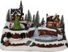 Merkloos / Sans marque DoaBuy Kersttafereel dorp - 40 x 25 x 27 cm