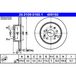 ATE Lot De 2 Disques De Frein 24.0109-0160.1 Suzuki 55611-80j10
