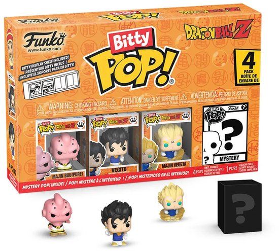 Funko Bitty Pop! Dragon Ball Z - Majin Buu, Vegito, Majin Vegeta