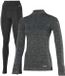 Heatkeeper Thermoset - Dames - Premium - Thermoshirt + legging - Zwart - Maat XL