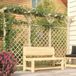 Prolenta Maison Exclusive Sierhekwerk met pergola-bovenkant, 300x50x200 cm, grenen, geïmpregneerd