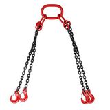 Mophorn 4 pootjes ketting met haak ketting voor lifting ketting met grote capaciteit (1,5 m)