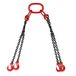 Mophorn 4 pootjes ketting met haak ketting voor lifting ketting met grote capaciteit (1,5 m)