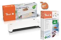 Peach Voordeelset PL750 lamineermachine DIN-A4 & Starterpakket lamineerfolie 200 stuks | EAN: 7640460542554