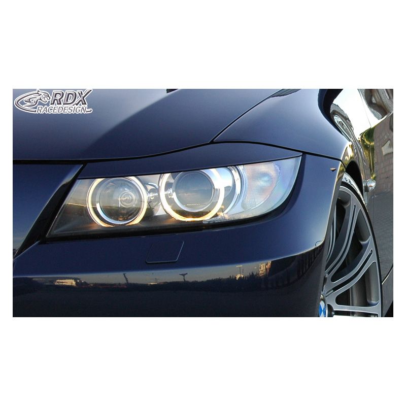 RDX Racedesign Koplampspoilers BMW 3-Serie E90/E91 Sedan/Touring Incl. Facelift (ABS