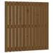 VidaXL Wandhoofdbord 82,5x3x90 cm massief grenenhout honingbruin
