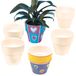 Baker Ross EK162 Mini-bloempotten van porselein (6 stuks)
