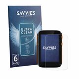 Savvies Screenprotector voor CooSpo BC200 2024 - Folie Beschermfolie transparant 6 Stuks