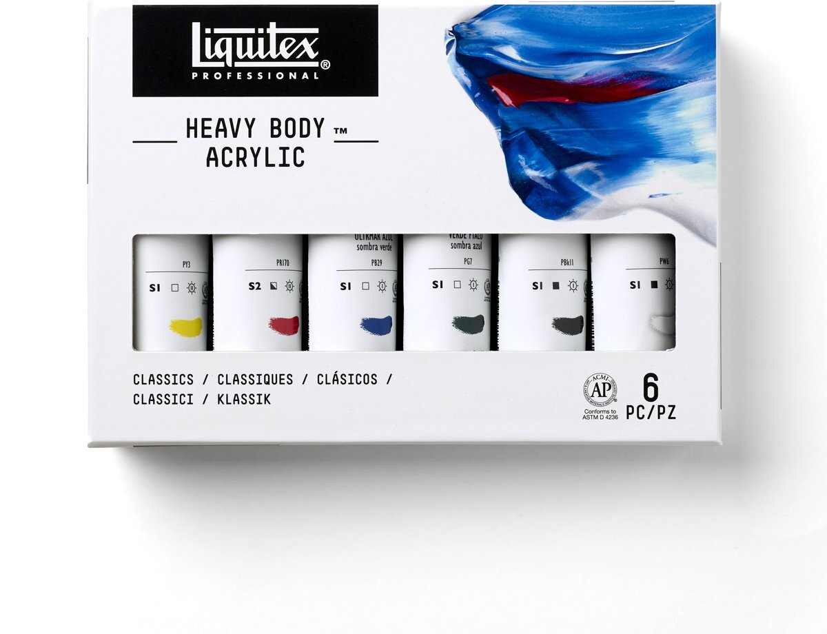 Liquitex Heavy Body Set Klassiek 6x59ml