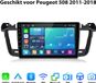 Junsun Linux Systeem Autoradio Geschikt voor Peugeot 508 2011-2018 - Draadloos Carplay & Andriod Auto - 9 Inch HD TouchScreen - Bluetooth - Navigatie - WiFi - FM - RDS - Stuurwielbediening