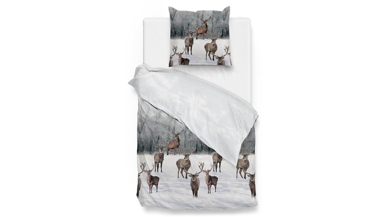 Zo!Home Dekbedovertrek Ronald - 200x220 cm - grijs