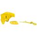 Powerslide manchette/beschermer/veters set passend voor imperialevo,cruiser geel