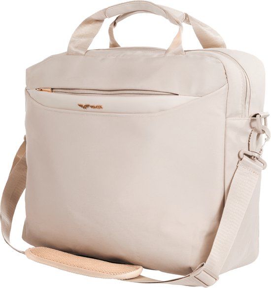 Kiskadee Collectie Laptoptas - 15,6 inch - Beige
