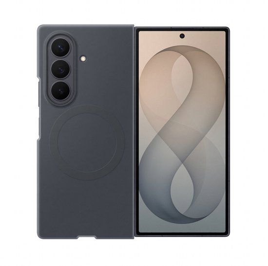 Samsung Galaxy Z Fold8 Ultra Hoesje - Silicone Magnet - Zwart