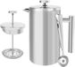 Goodivery Cafetière Inox 1 Litre Argent