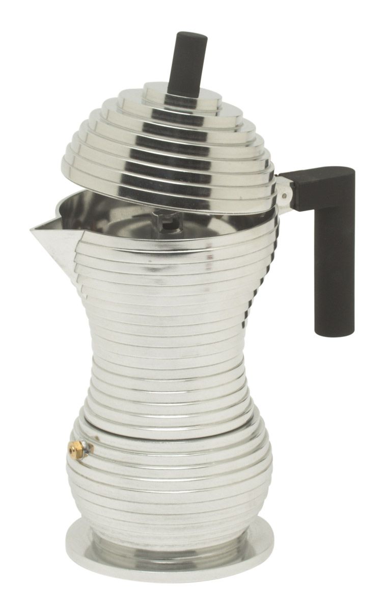 Alessi MDL02/6B - Koffiezetter - Zwart