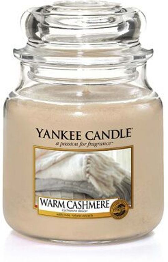Yankee Candle Warm Cashmere - Medium Jar