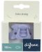 Difrax Fopspeen Natural 18+m Lila Amethyst - 2 x - Voordeelverpakking