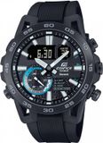 Casio Edifice ECB-40PB-1AEF Horloge - Staal - Rubber - Zwart - Ø 48 mm