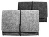 Solidchoice - Sac de rangement en feutre pour électronique (lot de 2)