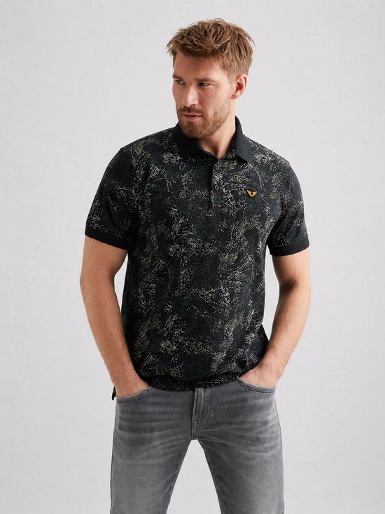 PME Legend Short sleeve polo slub jersey all