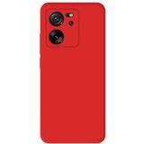 Xiaomi 13T - Siliconen matte hoesje - rouge