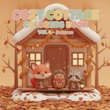 Cozy Cottage Coloring Book Vol 4: 80 Cozy Autumn Coloring Pages for Adults and Teens