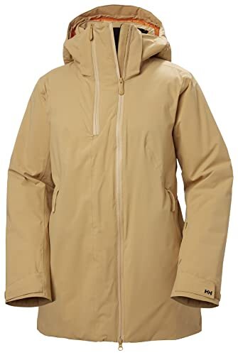 Helly Hansen W Nora lange geïsoleerde jas Womens ijskoffie