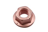 Connect 30740 Koper geflitste Moer Flens & Zelfborgende M10 x 1.5 x 15mm Hex 5st, Bruin