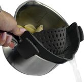 Granny's Kitchen Passoire en silicone - Noir