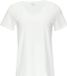 s.Oliver T-shirt navy V-hals korte mouw katoen elastaan dames maat 34 XS