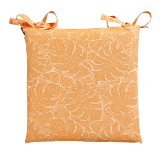 Madison Zitkussen Toscane Palm 46 x 46 cm geel