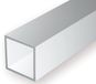 Evergreen Modelbouwdecoratie - 256 Vierkante pijp 9,5mmX35cm - 2 stuks Styreen