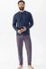 Mey Herren Pyjama Lang Serie Red Tile