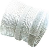 PureMounts Universele kabelslang van polyester met klittenbandsluiting Ø 85 mm 1,80 m wit PM-ZCCS-SOCKS-85W