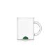 Ichendorf Milano Mok, groene stippen, collectie Luna, 40 cl, borosilicaatglas, handgemaakt