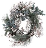 House of Seasons Couronne de Noël Hardy - Ø40 cm - Vert