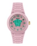 Versace V-Pop VE5S00226 Horloge - Siliconen - Roze - Ø 34 mm