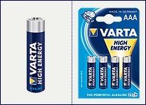 Varta High Energy AAA Alkaline Batterijen - 1.5V - 4903