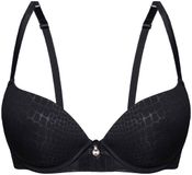 Sassa Push-up bh puur dierlijk zwart 75C