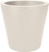 Elho Pure Straight Round 65 - Grote Bloempot voor Binnen en Buiten - Gerecycled Plastic - Ø 64 x H 68 cm - Linen white