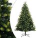 VidaXL Kunstkerstboom Groen PVC Metaal 120 cm
