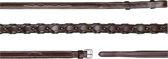 Dy'on Teugels 1/2 Gevlochten Usc Bruin Pony - Bruin