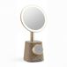 HJH OFFICE Miroir de maquillage LED avec haut-parleur Glamlody or