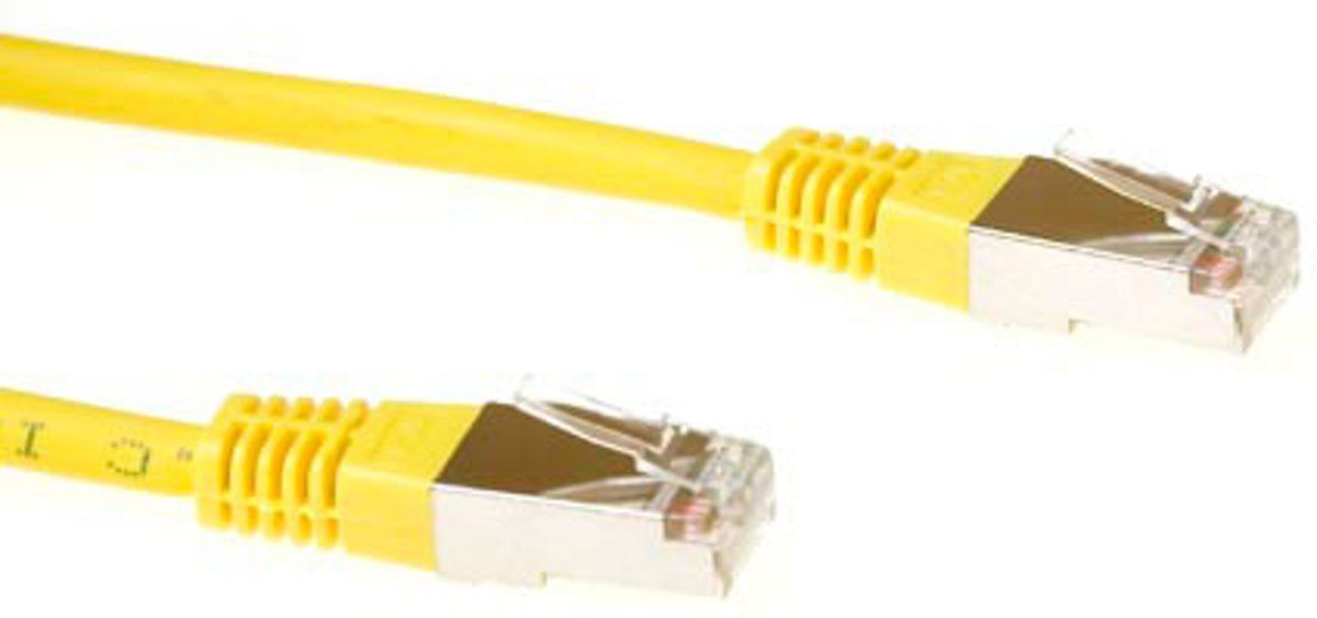 Advanced Cable Technology ACT CAT5E F/UTP netwerkkabel 10 meter - Geel