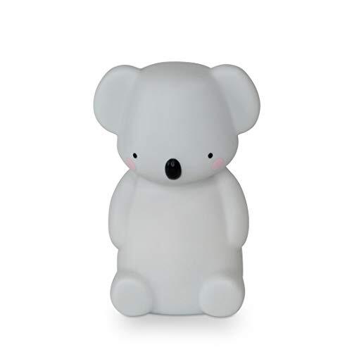 Teeny & Tiny nachtlampje voor kinderen van zachte silicone, met batterij, dier - koala, 200 g