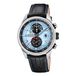 Festina F20695/2 Heren Horloge - Chronograaf - Mineraalglas - Roestvrijstaal/Leer - Zilverkleurig - Ø 44 mm - Quartz - Gesp - 10 ATM (zwemmen)