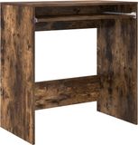 vidaXL Bureau Rook Eiken Bewerkt Hout 77.5 x 43 x 79 cm