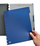 ELBA 100420935 ringmappenregister ManageMe! met vario-zipp-principe A4 1 - 5 5-delig donkerblauw 1 Stuk transluzent/dunkelblau