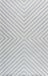 Safavieh Diamond Indoor Handgetuft Vloerkleed, Cambridge Collectie, CAM129, Lichtblauw & Ivoor, 122 x 183 cm